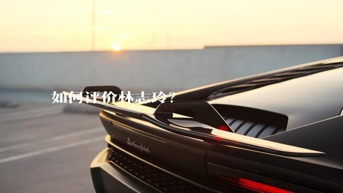 如何评价林志玲？