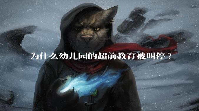 为什么幼儿园的超前教育被叫停?
